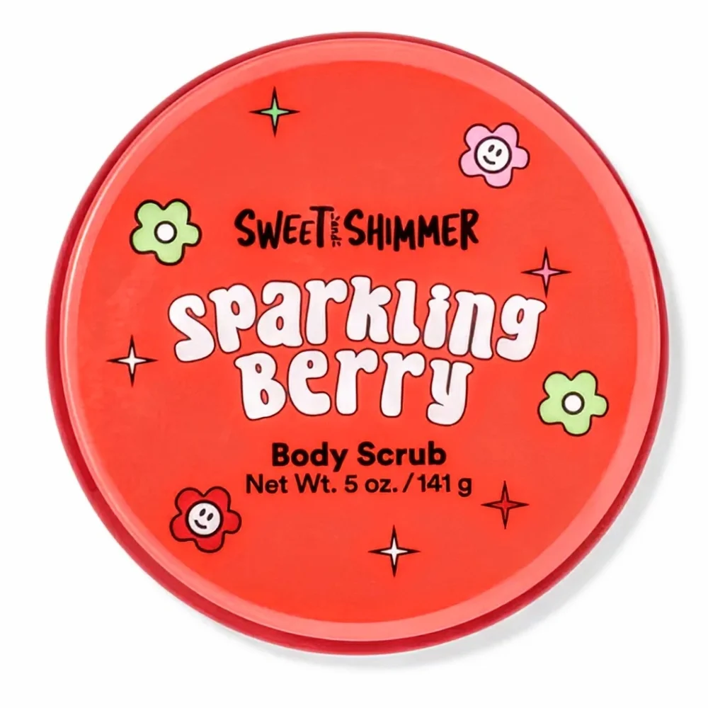 3/$15 Sweet & Shimmer Red Sparkling Berry Body Scrub 5 oz.